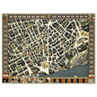 London Theatreland city vintage map 1915 by Gill, Leslie MacDonald.