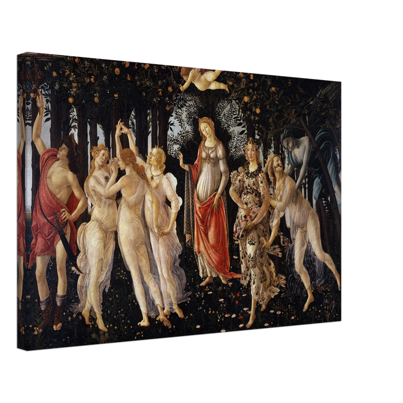 Canvas La Primavera ( Spring ) by Sandro Botticelli 1481-1482