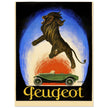 Peugot vintage advertising by Leonetto Cappiello 1925 poster .