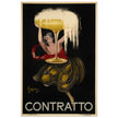 Leonetto Cappiello Contratto vintage poster .