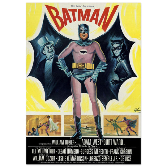 Batman the movie 1967 poster  french version.