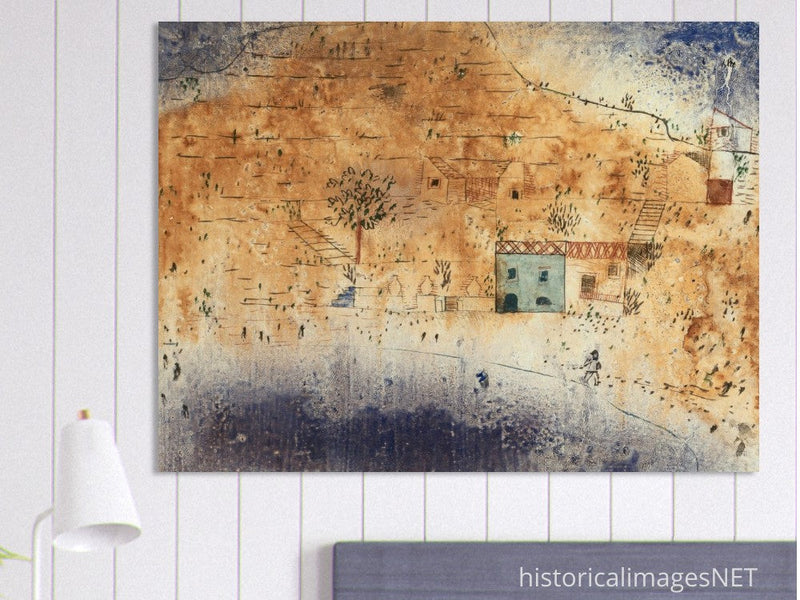 Paul Klee Bay M on Sicily abstract painting.