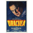 Dracula movie poster. Bela Lugosi vampire film .