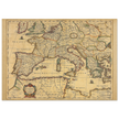 Ancient Europe map print from 1650. Lumen Historiarum per Occidentem by Petrus Kaerius