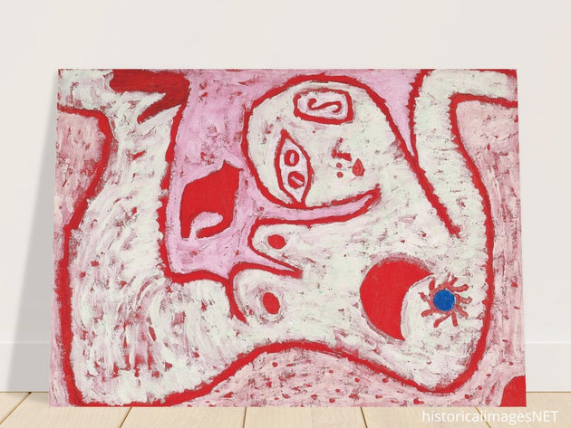 Paul Klee A Woman For Gods abstract painting.