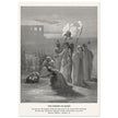 Gustave Dore The Bible engraving print . The finding of Moses illustration .