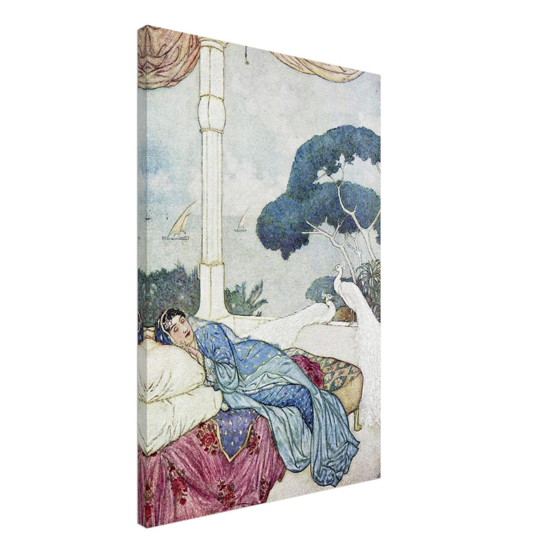 Edmund Dulac Rubaiyat of Omar Khayyam vintage illustration.