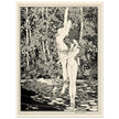 John Austen illustration for Hamlet The death of Ophelia