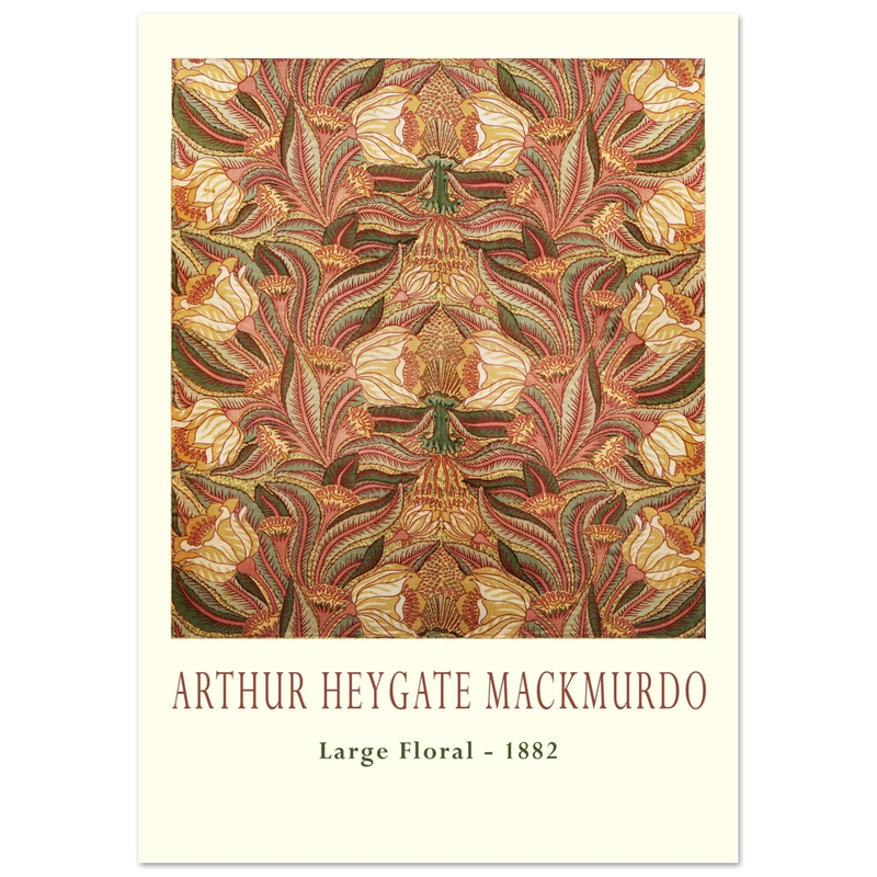 Arthur Heygate Mackmurdo Large floral 1882.