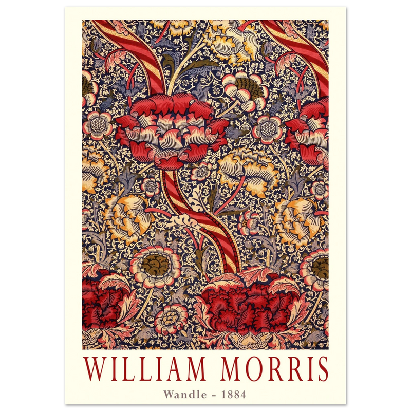 William Morris Wandle  from printed cotton original.