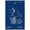 Carbureter vintage patent illustration by John Ford.