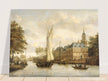 Jacobus Storck Nijenrode Castle on the Vecht near Breukelen. Antique old marine painting.  artwork