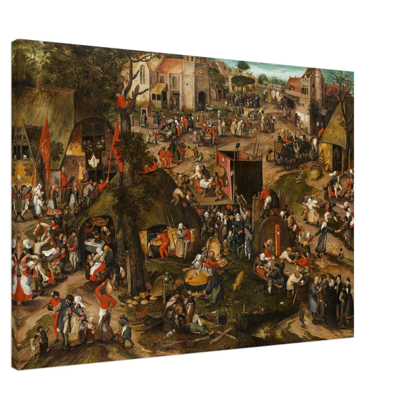 A Flemish Kermis with a Performance of the Farce by Peeter Baltens.