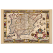 Nova Hispaniae ancient map reproduction of 1610 by Jodocus Hondius based on Gerhard Mercator