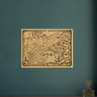 A Pictorial old ancient map of Germany by Ernest Dudley Chase.