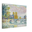 Paul Signac La Cite, Paris. The city Paris painting.