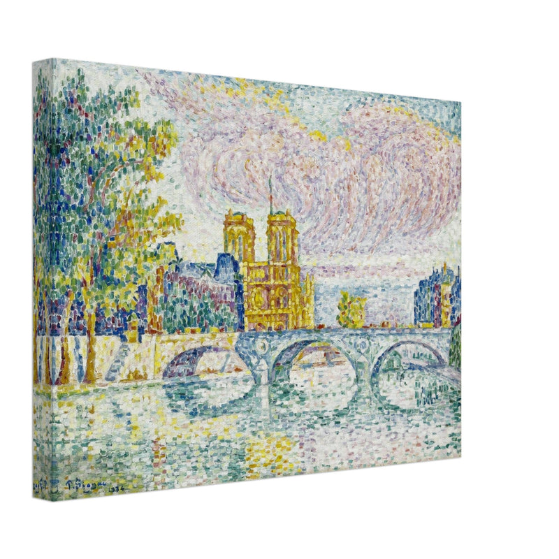Paul Signac La Cite, Paris. The city Paris painting.