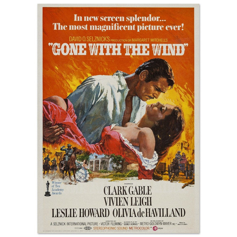 Gone With The Wind movie poster.