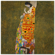 Gustav Klimt Hope II pregnant woman painting.