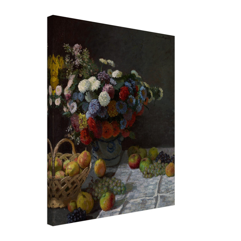 Still Life with Flowers and Fruit by Claude Monet