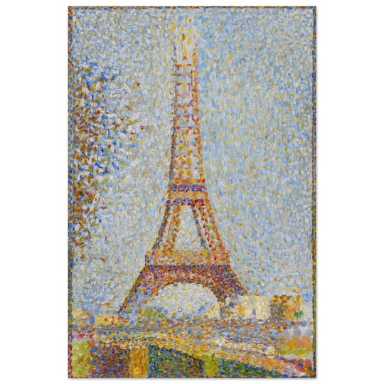 Eiffel tower  print by Georges Seurat 1881.