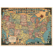 America the Wonderland: A Pictorial Map of the United States by Ernest Dudley Chase.
