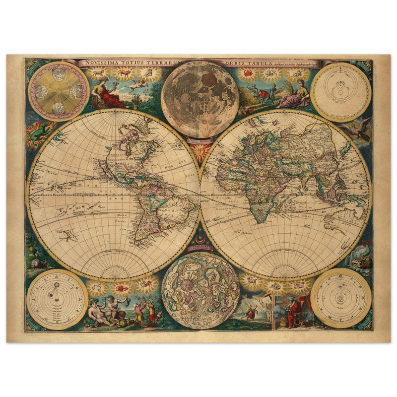 Old world map by John Seller