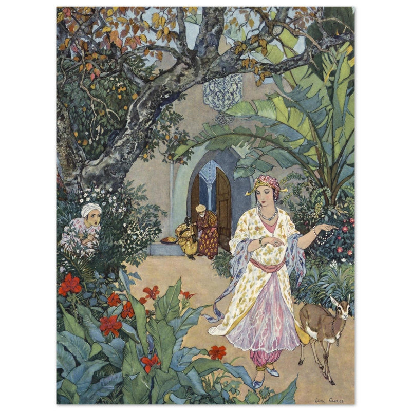 The Arabian Nights One Thousand and One Nights illustration by Leon Carre