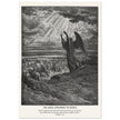 Gustave Dore The Bible engraving print . The angel appearing to Joshua .