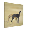 Greyhounds dogs by Hashimoto Kansetsu 1941 painting.