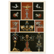 Mural frescoes paintings in Pompeii engravings by Fausto and Felice Niccolini.
