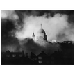 Second World War photograph. Saint Paul's Cathedral fire raid.