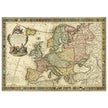 Ancient Europe map of the XVIII century by Guillaumet Danet