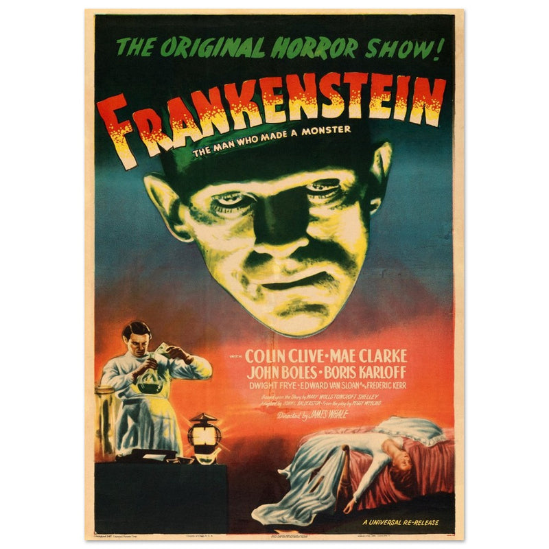 Frankenstein movie poster.