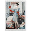 Chouquette revient de villégiature avec de l'excédent de bagages illustration created by Gerda Wegener Fantasio magazine.  print