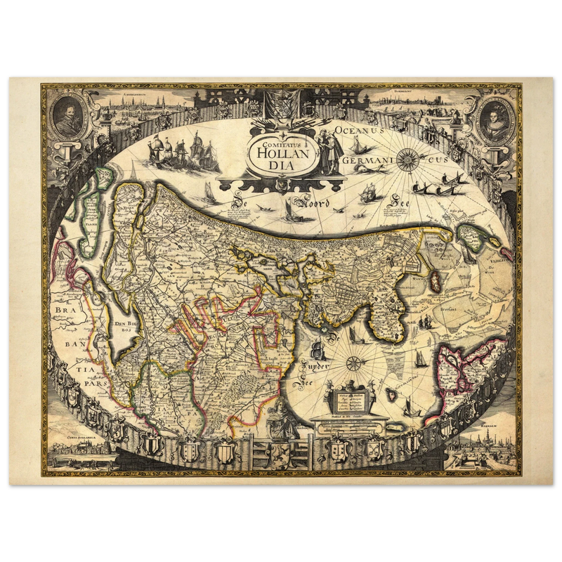 Helmink Antique map of Holland