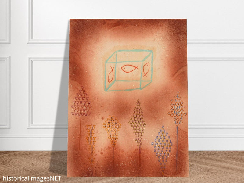 Paul Klee Aquarium im Garten ( Aquarium in garden) abstract painting.
