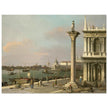 Canaletto antique painting in Venice Italy. Bacino di S. Marco.