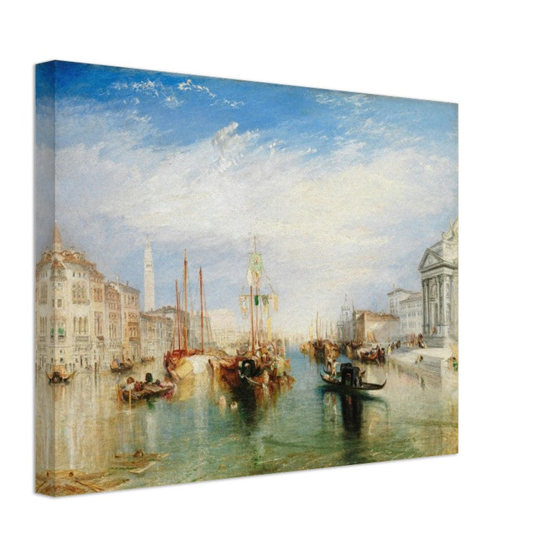 Venice Italy from the Porch of Madonna della Salute by Joseph Mallord William Turner. Antique painting .  Art Print