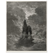 Don Quixote riding with Sancho Panza illustration by Gustave Dore.