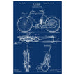 vintage motorcycle patent by G. M Holley.