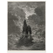 Don Quixote riding with Sancho Panza illustration by Gustave Dore.