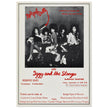 Iggy and the Stooges vintage concert poster. Performance in Memphis in 1973.
