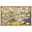 United Kindon Greater London vintage map  by Taylor Walker & Co.
