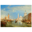 Venice Italy antique painting by Joseph Mallord William Turner. The Dogana and San Giorgio Maggiore.
