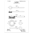 Toothbrush patent illustration by H E Sandiford.
