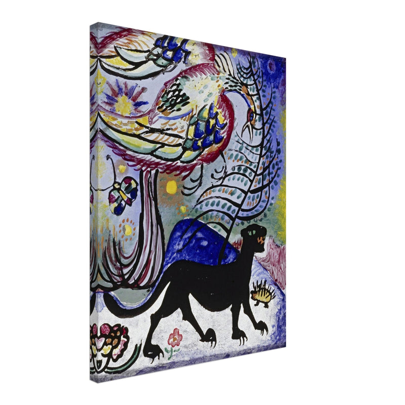 Imaginary Bird and Black Panther by Wassily Kandinsky
