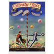 Vanity Fair magazine vintage cover by Rockwell Kent 1923. Two artists dancing at the circus.