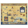 The Pictorial Map of the Route of the 1953 Coronation of Her Majesty Queen Elizabeth II  print