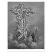 Gustave Dore illustration for The Divine Comedy by Dante Alighieri.  The Cross Paradise.